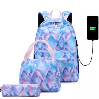 La mochila ligera fija por adolescencias enseña las bolsas de libros fija Oxford