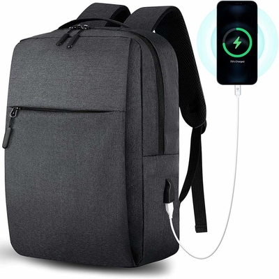 Mochila anti de la carga por USB del hurto del OEM carteras del ordenador portátil de 15,6 pulgadas para los hombres