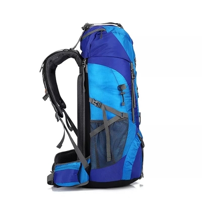 Poliéster de la mochila del senderismo de la prenda impermeable de la montaña de Ransel mochila ISO de 70 litros