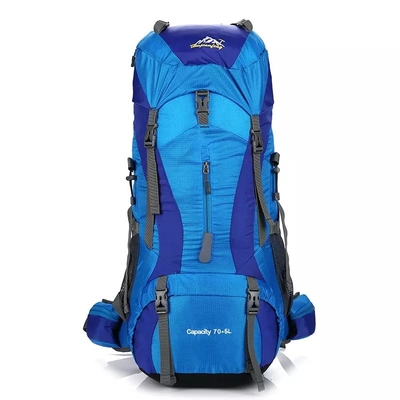 Poliéster de la mochila del senderismo de la prenda impermeable de la montaña de Ransel mochila ISO de 70 litros