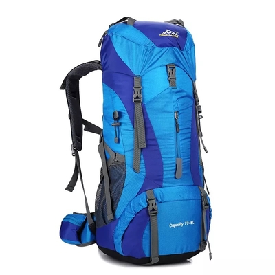 Poliéster de la mochila del senderismo de la prenda impermeable de la montaña de Ransel mochila ISO de 70 litros