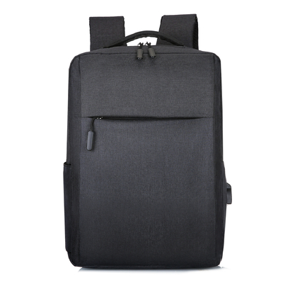 El bolso de la mochila del ordenador portátil de la moda del negocio que carga el ordenador portátil de la prenda impermeable del viaje del USB de los hombres de encargo hace excursionismo el bolso