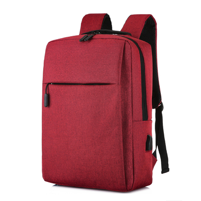 El bolso de la mochila del ordenador portátil de la moda del negocio que carga el ordenador portátil de la prenda impermeable del viaje del USB de los hombres de encargo hace excursionismo el bolso