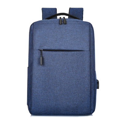 El bolso de la mochila del ordenador portátil de la moda del negocio que carga el ordenador portátil de la prenda impermeable del viaje del USB de los hombres de encargo hace excursionismo el bolso