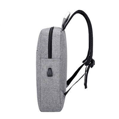 Mochila impermeable del ordenador portátil del bolso del negocio de la moda de encargo del logotipo con el bolso de escuela de la carga por USB