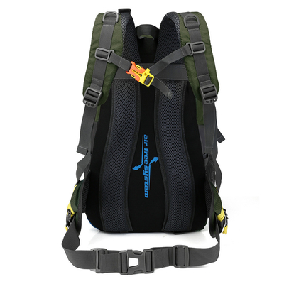 Mochilas impermeables impermeables negras del ciclo de la mochila que acampan que caminan 30-40L