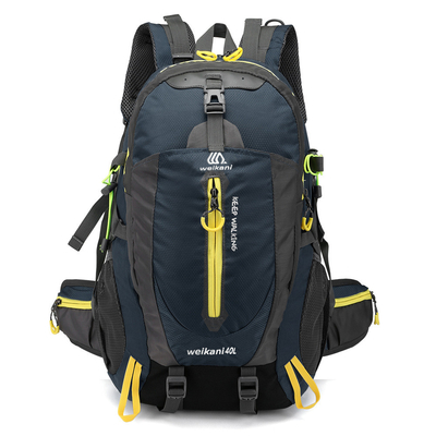 Mochilas impermeables impermeables negras del ciclo de la mochila que acampan que caminan 30-40L