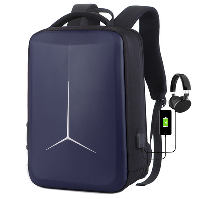 Bolso de escuela del bolso de la mochila del viaje del ordenador portátil USB del negocio de 2022 nuevos hombres antirrobo elegantes de la prenda impermeable