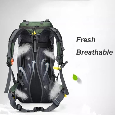 el caminar de la prenda impermeable del peso ligero 60L hace excursionismo las mochilas impermeables de los 70cm