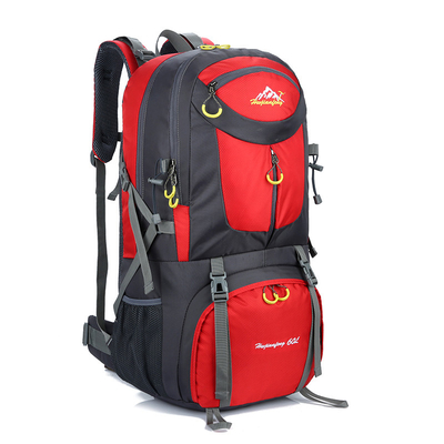 Mochila que camina resistente 60L de agua de BSCI que camina la mochila del alpinismo