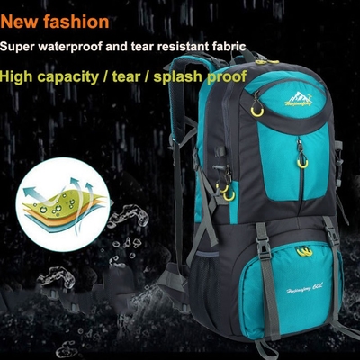 Mochila que camina resistente 60L de agua de BSCI que camina la mochila del alpinismo