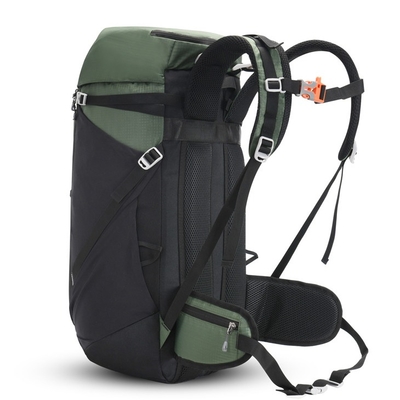 Paquete ultraligero táctico de nylon impermeable de la hidración de la mochila del viaje que camina 40L