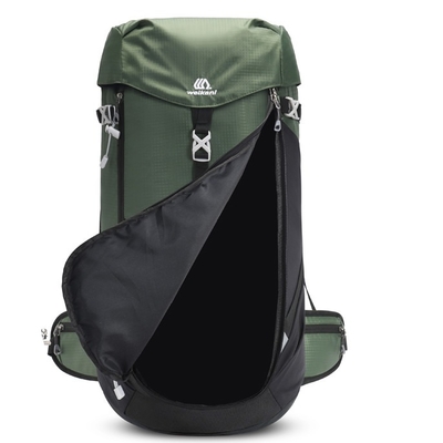 Nilón ultraligero de la mochila del ODM de la mochila que acampa impermeable al aire libre 50L