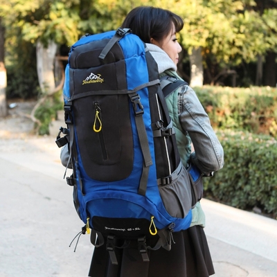 45L mochila ligera impermeable grande de la mochila que camina 500PCS Packable