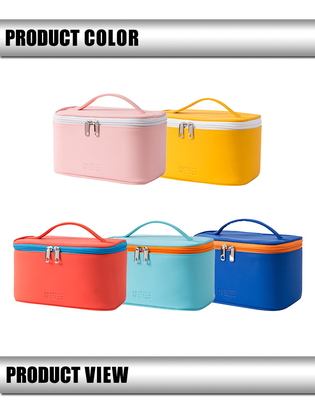 PU portátil que cuelga el bolso colgante impermeable lindo del artículo de tocador de las vagabundas cosméticas