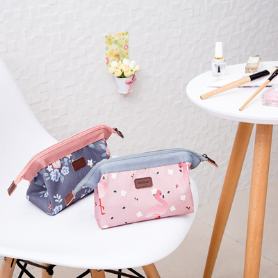 Moda que cuelga el bolso cosmético con la vagabunda Cute Portable del artículo de tocador de la cremallera