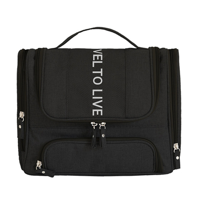 Organizador Travel Kit With Hook Bathroom Accessories de Gray Hanging Cosmetic Bag Makeup