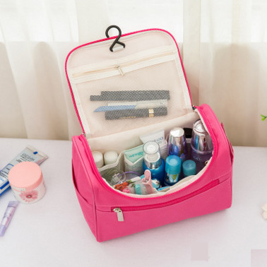 Viaje cosmético Kit Organizer del viaje cosmético del bolso de la ejecución del poliéster