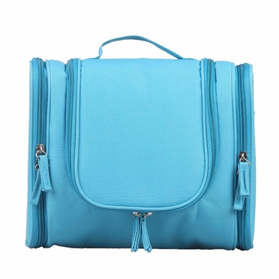 Prenda impermeable cosmética colgante resistente del maquillaje del bolso del artículo de tocador del viaje del poliéster del bolso