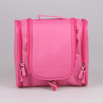 Prenda impermeable cosmética colgante resistente del maquillaje del bolso del artículo de tocador del viaje del poliéster del bolso