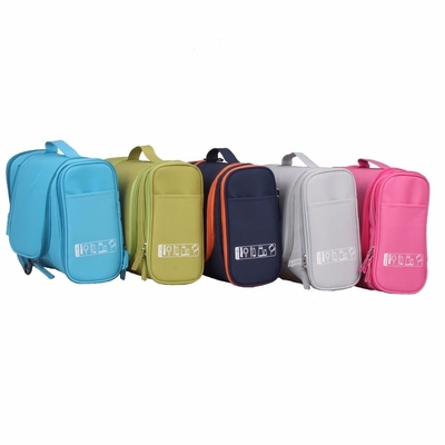 Prenda impermeable cosmética colgante resistente del maquillaje del bolso del artículo de tocador del viaje del poliéster del bolso