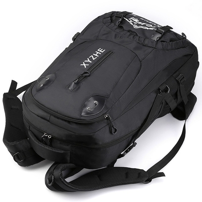 Logotipo de encargo del bolso impermeable de la mochila de 1,3 de la pulgada que acampa 70L de la mochila mujeres de los hombres