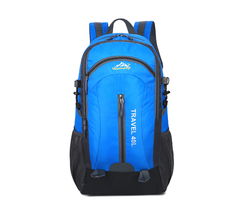 40L mochila impermeable anaranjada del viaje de la mochila que acampa los 55cm con el agujero de la carga del USB