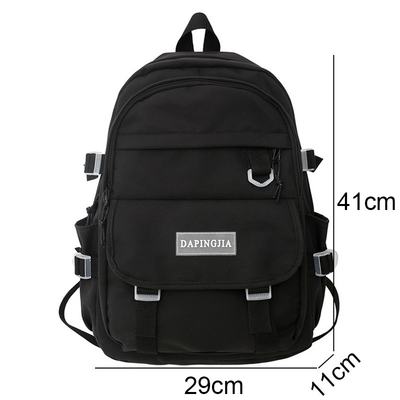 El viaje de negocios de la moda hace excursionismo a la señora multi de la mochila del ordenador portátil del bolsillo de la luz del ISO