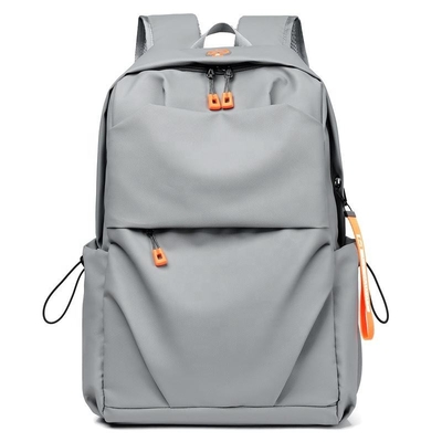 Mochila anti del hurto de Grey Waterproof Travel Laptop Backpack con el puerto de la carga por USB