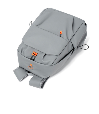 Mochila anti del hurto de Grey Waterproof Travel Laptop Backpack con el puerto de la carga por USB