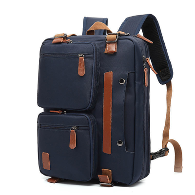 OEM mochila del equipaje del viaje de 17 pulgadas para el poliéster del negocio