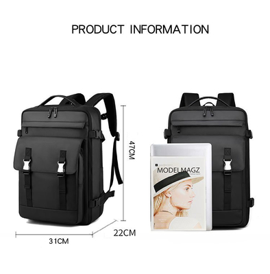 puerto impermeable del cargador USB de la mochila de la escuela de la mochila ISO del negocio del viaje de los 31x22x47cm