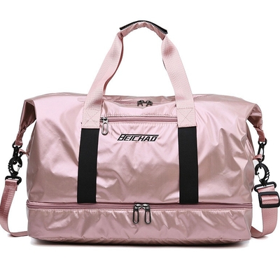 Petate del gimnasio de SEDEX con el bolso de nylon del gimnasio de la prenda impermeable del compartimiento del zapato