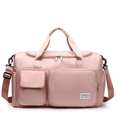 Bolso impermeable del dominguero del bolso de la aptitud de los deportes de las señoras con el compartimiento del zapato