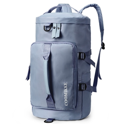 Compartimiento del zapato de Tote Bag Gym Bag With de la lona del gimnasio y bolsillo mojado