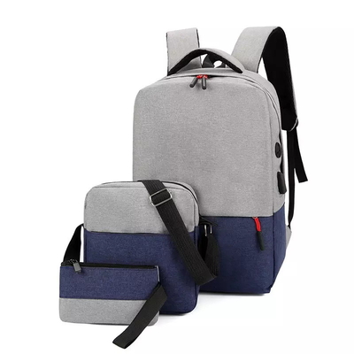 BSCI 3 en 1 mochila anti del negocio del hurto del ordenador portátil determinado de la mochila con el puerto del cargador USB