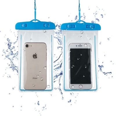 Caja impermeable del teléfono celular con Lanyard Swimming