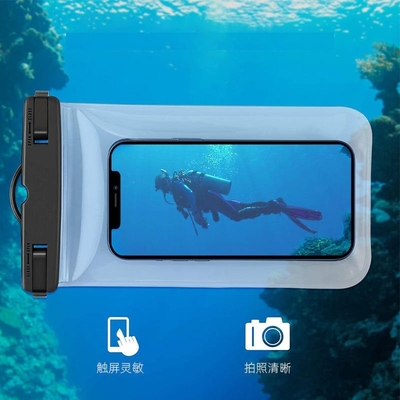 El PVC impermeable del universal de la bolsa del teléfono celular impermeabiliza el bolso de Smartphone
