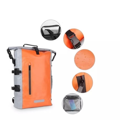 mochila que camina impermeable del PVC 500D que flota el bolso impermeable para BSCI Kayaking