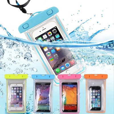 Cubierta flotante de la caja del teléfono ISO9001 del teléfono celular de la prenda impermeable impermeable de la bolsa para Huawei