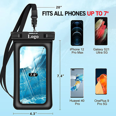 PVC impermeable colorido TPU del universal del bolso de la caja del teléfono de la prenda impermeable de la bolsa del teléfono celular