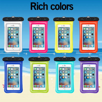 PVC impermeable colorido TPU del universal del bolso de la caja del teléfono de la prenda impermeable de la bolsa del teléfono celular