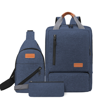 Tres mujeres impermeables de los hombres de la mochila de Oxford del pedazo hacen excursionismo el sistema