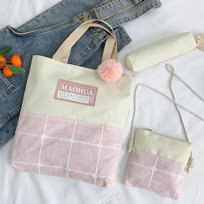Las mujeres viajan mochila fijan la lona robusta de las adolescencias de la mochila del ordenador portátil 4pc