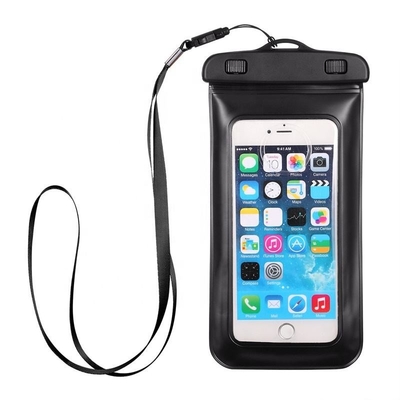 Caja impermeable resistente negra de Smartphone de la bolsa del teléfono de agua para el universal del teléfono