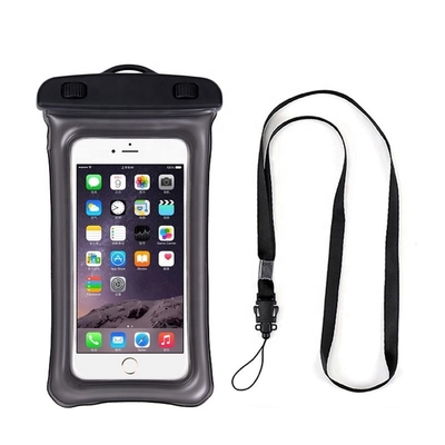 La bolsa impermeable flotable del teléfono celular encajona el bolso seco del teléfono del submarino de la cubierta