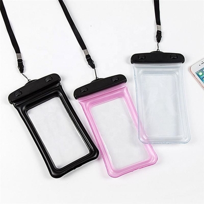 La bolsa impermeable flotable del teléfono celular encajona el bolso seco del teléfono del submarino de la cubierta