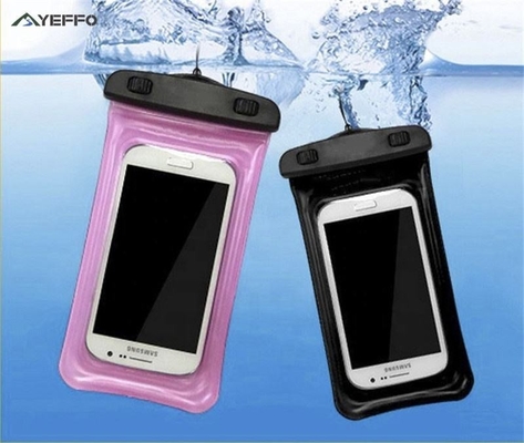 La bolsa impermeable flotable del teléfono celular encajona el bolso seco del teléfono del submarino de la cubierta