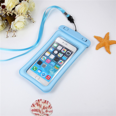 La bolsa impermeable flotable del teléfono celular encajona el bolso seco del teléfono del submarino de la cubierta