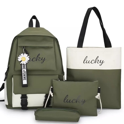 El bolso de escuela multifuncional de los niños fijó 5 en 1 estudiante impermeable Bag 1,37 pulgadas